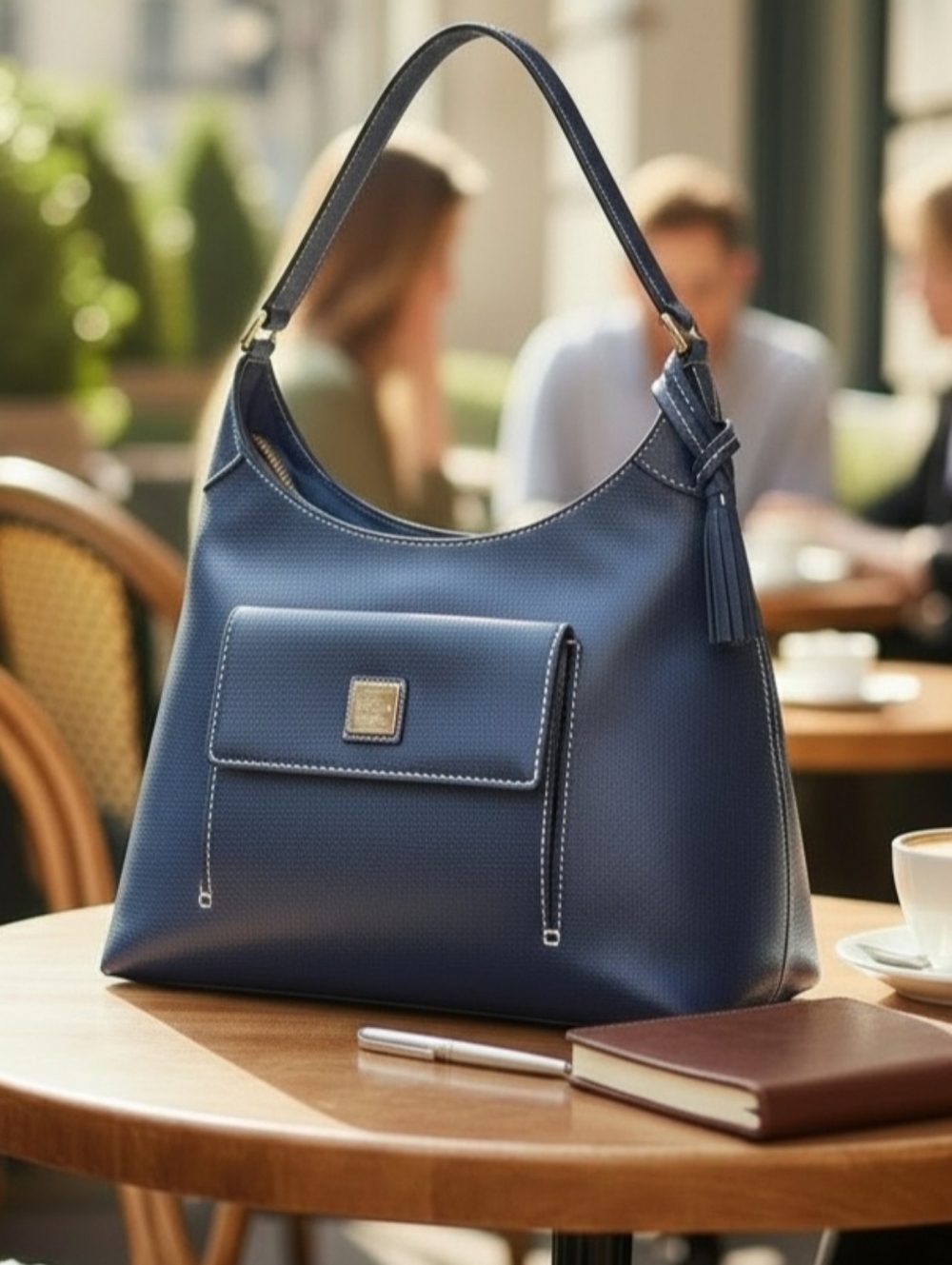 Dooney & Bourke Florentine Leather Pocket Hobo